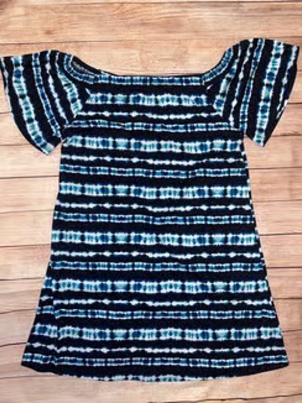 WEST LOOP SIZE MEDIUM M BLUE STRIPED DRESS LOT5880